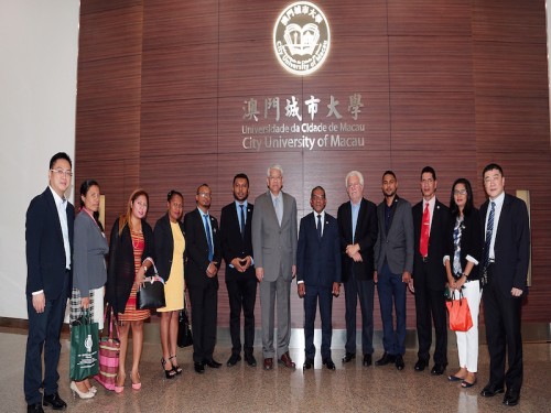 Representatives from East Timor Visited the City University of Macau