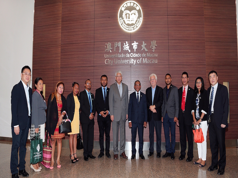 東帝汶商業、工業及環境部代表團到訪澳門城市大學